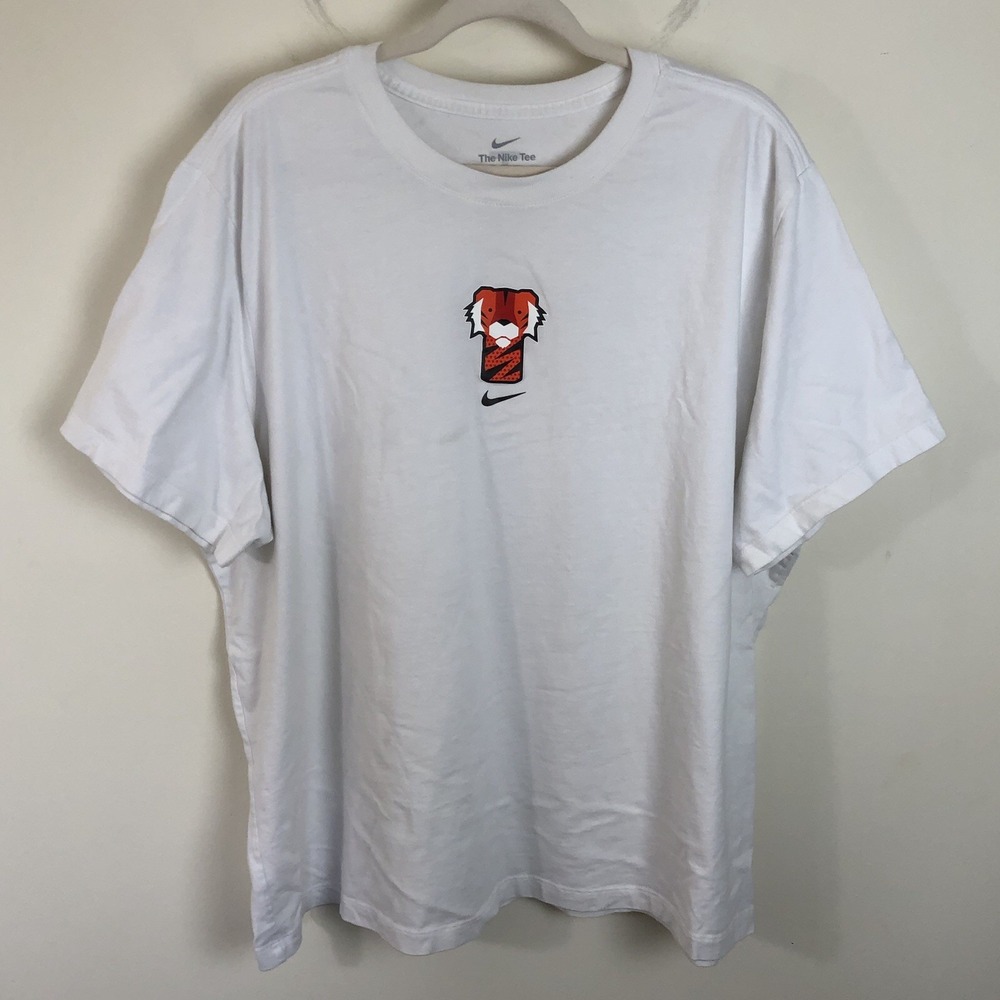 Nike Tiger Woods Frank Golf T-shirt Men's Size XXL White